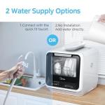 Midea Mini Portable Dishwasher with 6 Programs