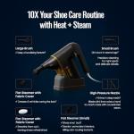 Handheld Shoe Steam Cleaner with 5 Attachments