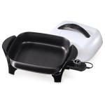 Presto 11-Inch Electric Skillet in Black/White