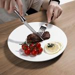 Steak Knives Set of 6 with Hammered Handles