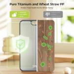 Double-Sided Titanium Cutting Board - Easy Clean 16"x11