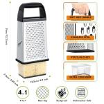 Urbanstrive Stainless Steel Cheese Grater with Container