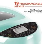 Elite Gourmet Programmable Bread Maker with 19 Functions