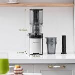AMZCHEF Cold Press Juicer with Large Feed Chute