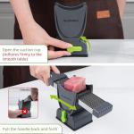SupMaKin Manual Meat Slicer with Adjustable Thickness