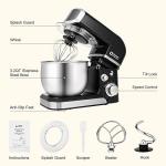 Compact 3.2Qt Stand Mixer with 6 Speeds