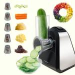 Mokero 5-in-1 Electric Cheese and Veggie Grater
