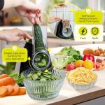 Mokero 5-in-1 Electric Cheese and Veggie Grater