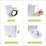 4-in-1 Heavy Duty Spiralizer with Strong Suction