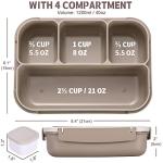 Adult Bento Lunch Box with 4 Compartments