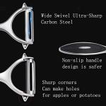Stainless Steel Vegetable and Fruit Peelers (2-Pack)