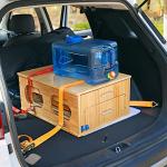 SHIWAGIN Slide-Out Camp Kitchen Box with Sink