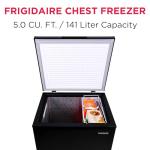 Frigidaire Black 5.0 Cu. Ft. Chest Freezer