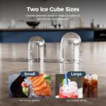 Portable Countertop Ice Maker, 26 Lbs/24H, Self-Cleaning