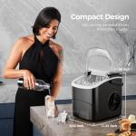 Portable Countertop Ice Maker, 26 Lbs/24H, Self-Cleaning