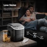 Portable Countertop Ice Maker, 26 Lbs/24H, Self-Cleaning