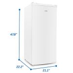 5 Cu Ft Upright Freezer with Reversible Door