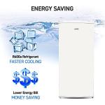 5 Cu Ft Upright Freezer with Reversible Door
