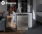 Kegco 24" Dual Tap Stainless Steel Kegerator