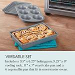 Chicago Metallic Non-Stick Toaster Oven Set, 4 Pieces