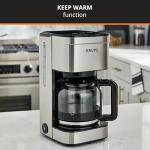 KRUPS Silver 10-Cup Drip Coffee Maker