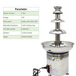 PreAsion 4-Tier Electric Chocolate Fountain Machine