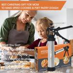 Stainless Steel Churro Maker and Cookie Press Set