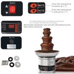PreAsion 4-Tier Electric Chocolate Fountain Machine