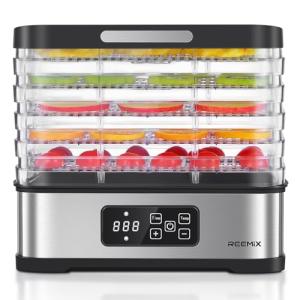 Compact Food Dehydrator for Jerky, Fruits, and Veggies