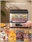 Compact Food Dehydrator for Jerky, Fruits, and Veggies