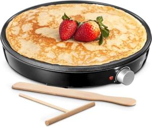 Compact Electric Crepe and Pancake Maker