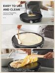 Compact Electric Crepe and Pancake Maker
