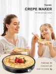 Compact Electric Crepe and Pancake Maker
