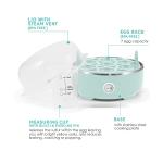 Elite Gourmet 7-Egg Electric Egg Cooker Mint
