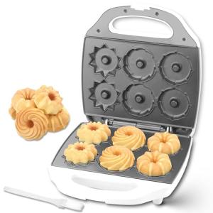 Electric Mini Donut Maker with 3 Shapes