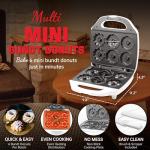 Electric Mini Donut Maker with 3 Shapes