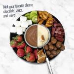 Nostalgia Electric Fondue Set with Serving Tray