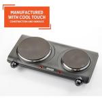 IMUSA Black Double Electric Hot Plate