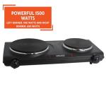 IMUSA Black Double Electric Hot Plate