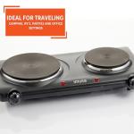 IMUSA Black Double Electric Hot Plate