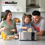 Mueller UltraToast 4-Slice Stainless Steel Toaster