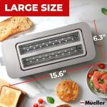 Mueller UltraToast 4-Slice Stainless Steel Toaster