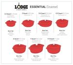 Lodge 6 Quart Enameled Cast Iron Dutch Oven