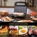 Aigostar Non-Stick Sandwich and Panini Maker