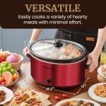 Elite Gourmet 8.5Qt Electric Ceramic Slow Cooker