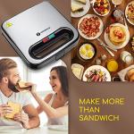 Aigostar Non-Stick Sandwich and Panini Maker