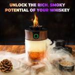 Electric Whiskey Smoker Kit with Wood Chips