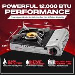 Grill Boss Portable Dual Fuel Camping Stove