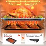 HONGBAKE Ceramic Baking Sheet Pan Set - 3 Pack