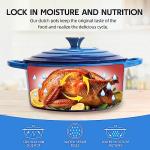 6 Quart Enameled Cast Iron Dutch Oven - Blue